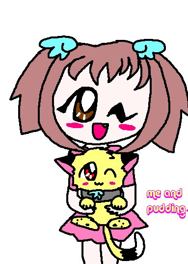 ! me and pudding ! by nekocat