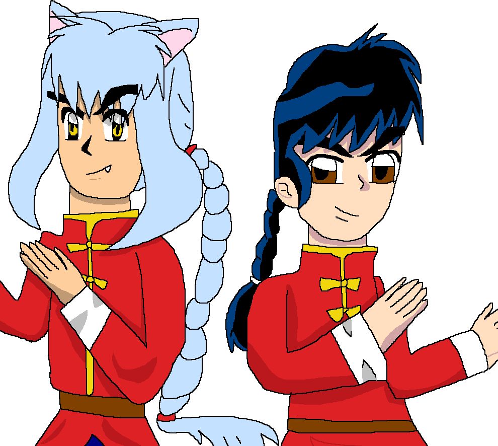 InuYasha & Ranma 1/2 by nellmccror