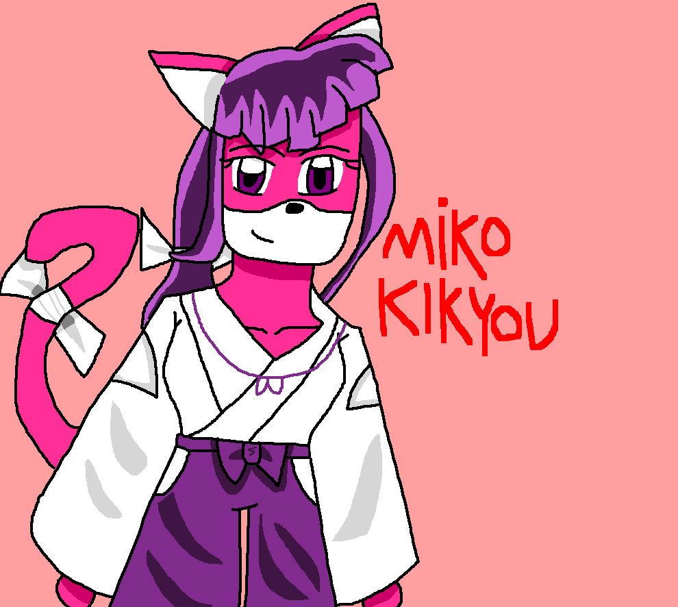 kikiyou the miko by nellmccror