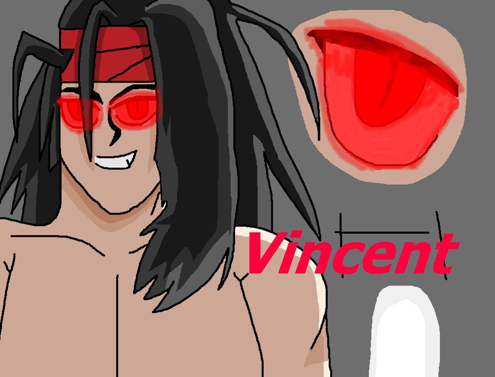 red eyes Vincent by nellmccror