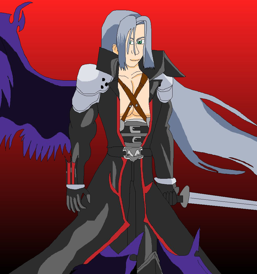 Sephiroth the 3 winged angel by nellmccror