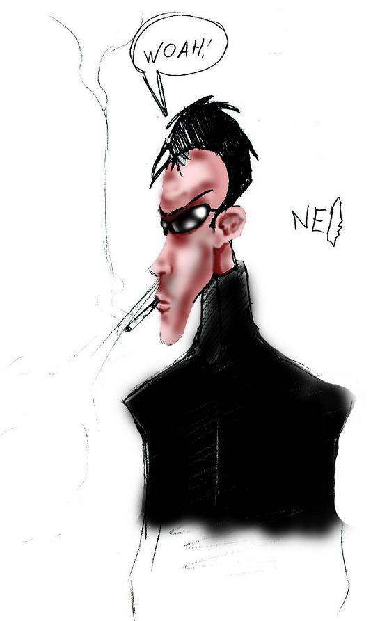 keanu smoking (constantaneo) by neokat