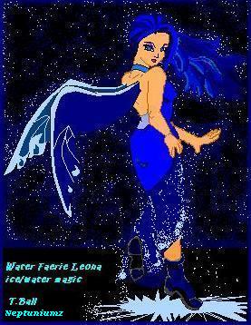 Water Fairie Leona by neptuniumz