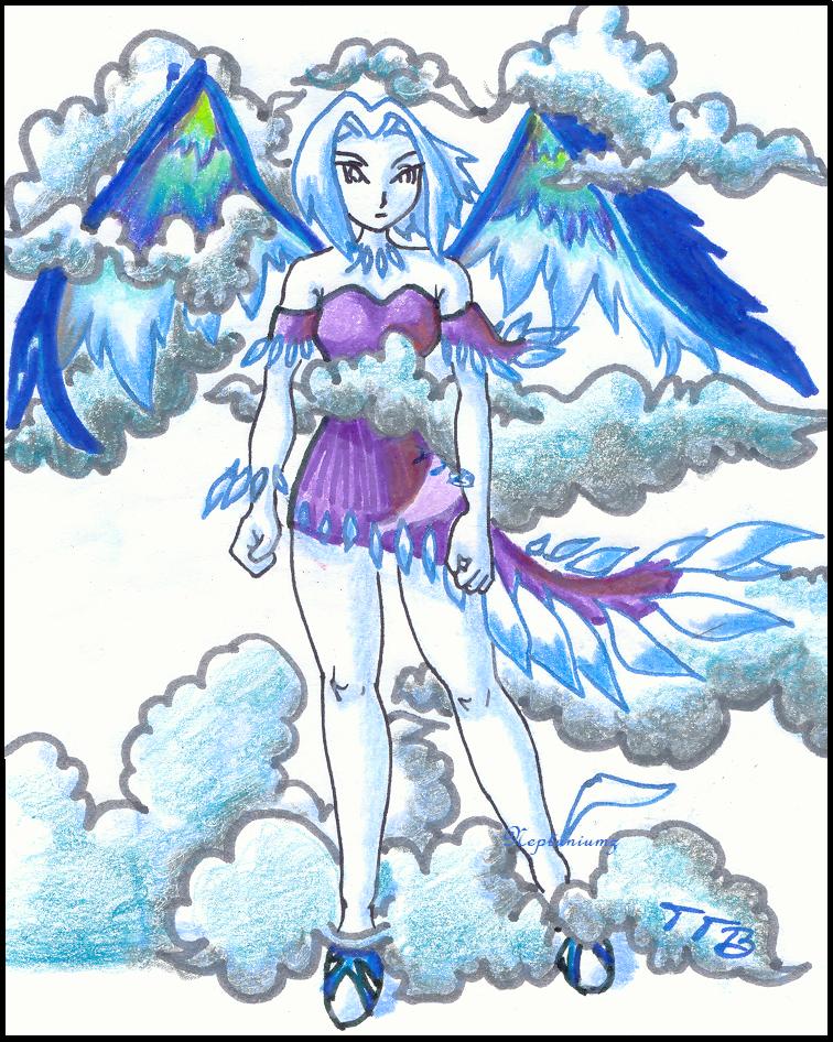 winged Icelady by neptuniumz