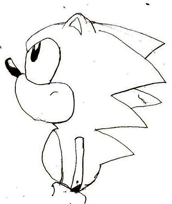 Sonic from Sonic CD by nextguardian