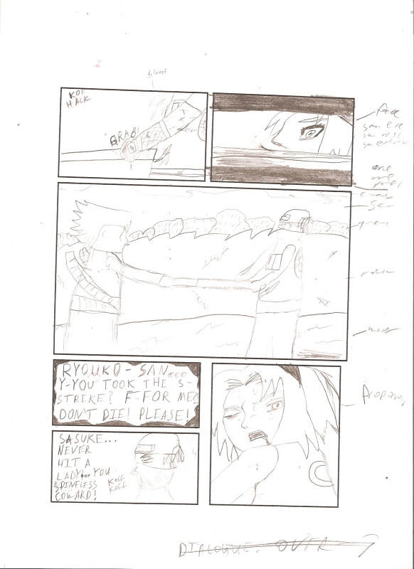 Naruto- Rough Manga, Draft 1, Page 2 by nextguardian