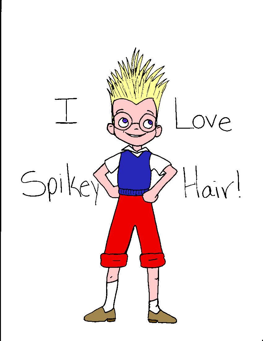 I Love Spikey Hair by nezcabob