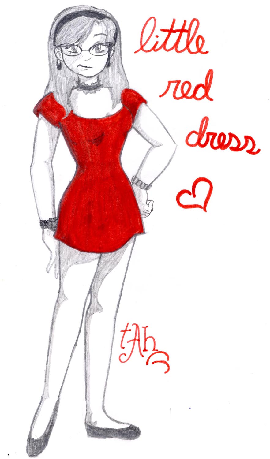 little red dress by nezcabob