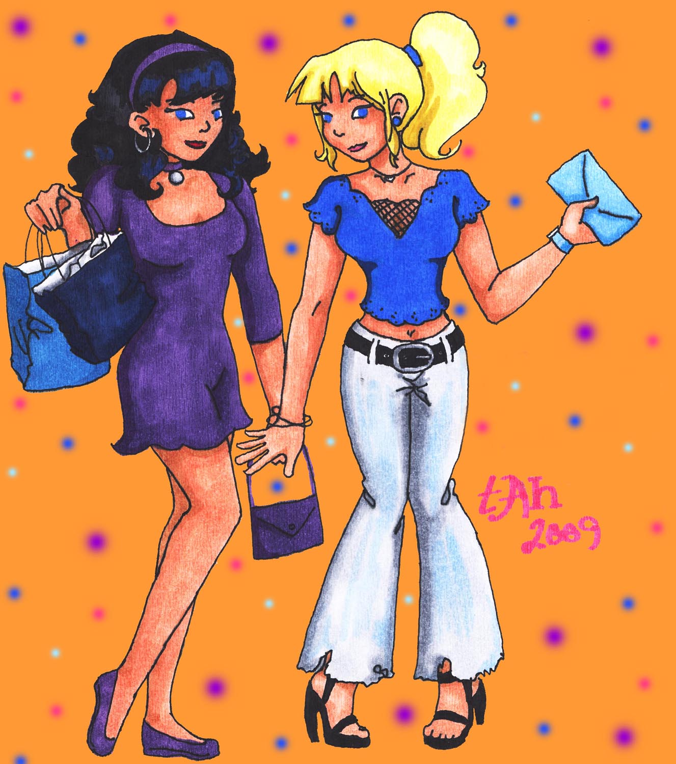 Betty and Veronica by nezcabob