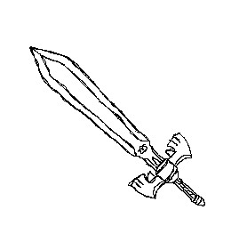 Matser Sword Uncolored by nicktheslayer