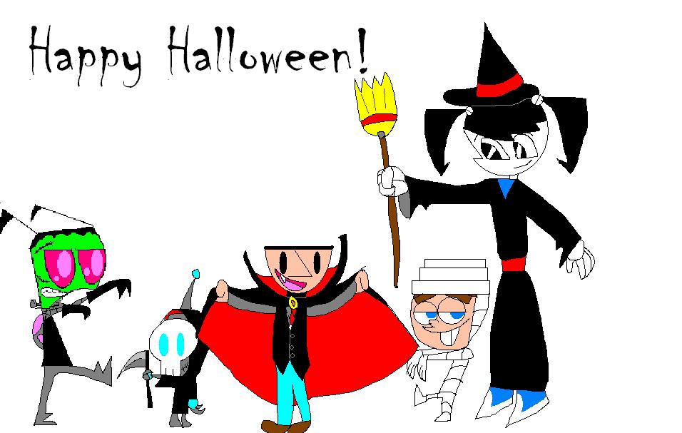 Nicktoon Halloween! by nicktoonhero