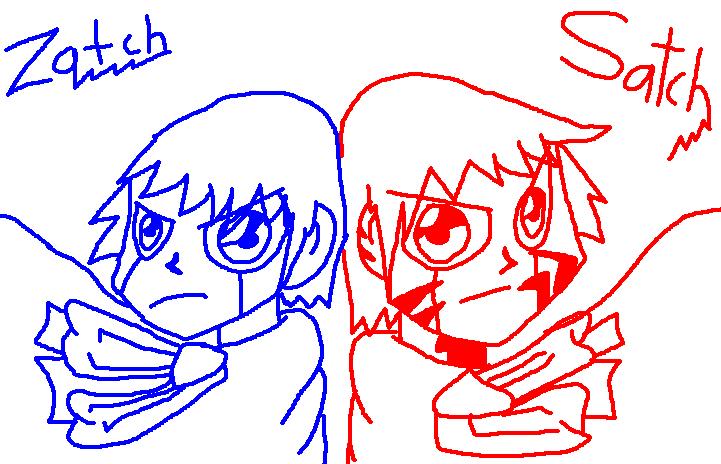 Zatch and Satch side to side by nicktoonhero
