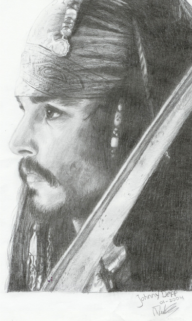Jack Sparrow (Johnny Depp)!!!! by nienke