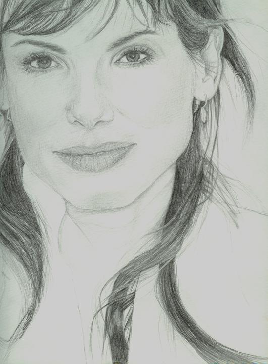 Sandra Bullock (not finished) by nienke