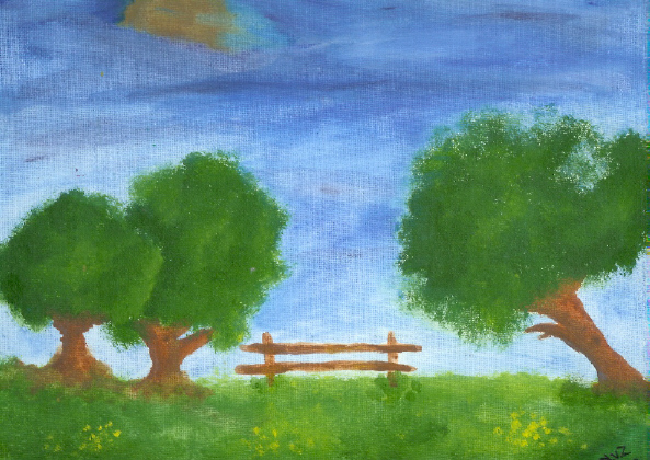 My first painting!! (I'm proud of it!) by nienke