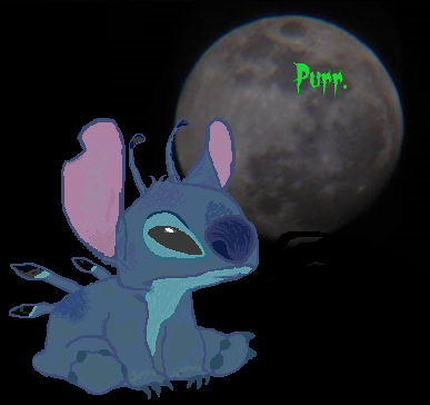 Purr. :Stitch: by night_emerald