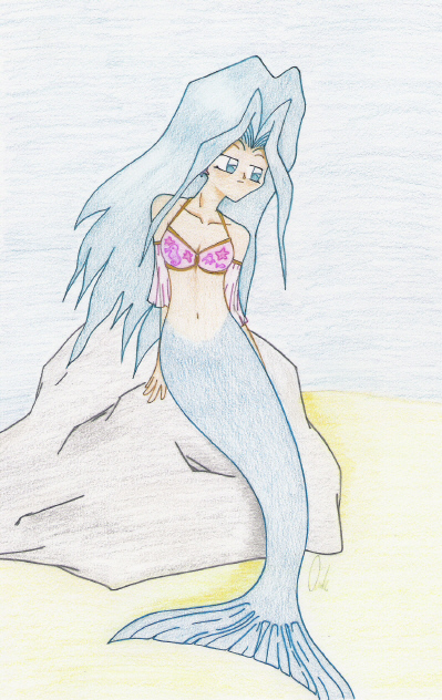 Anime mermaid (for BlizzardBird) by nightfall