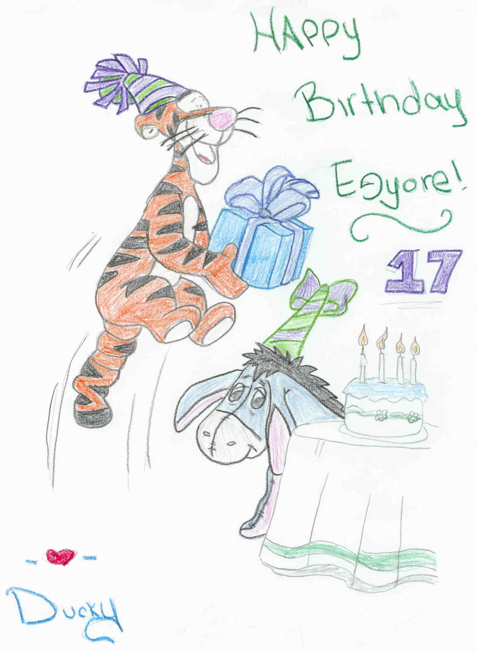 Happy Birthday Eeyore by nija_ducky