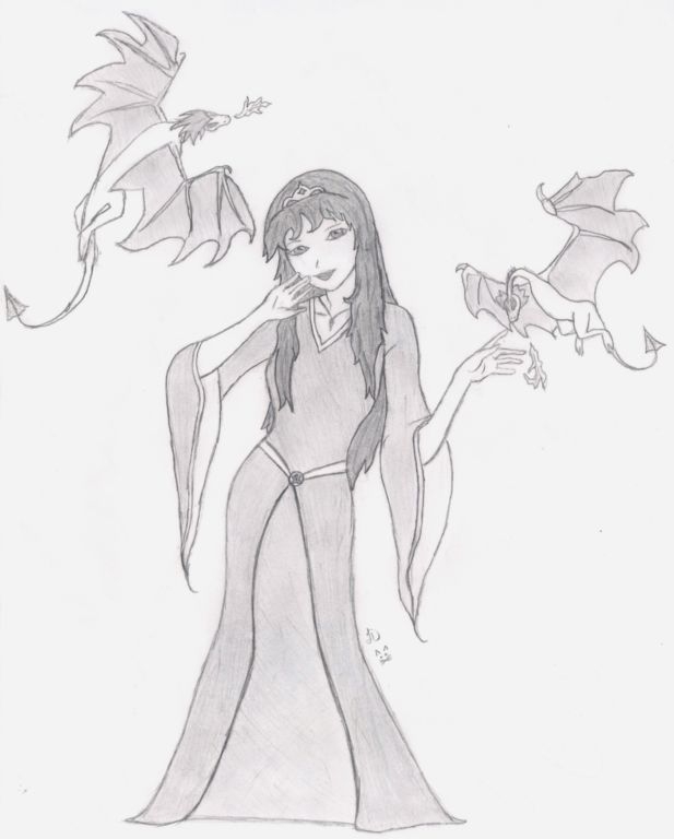 Dragon Priestess by nija_ducky