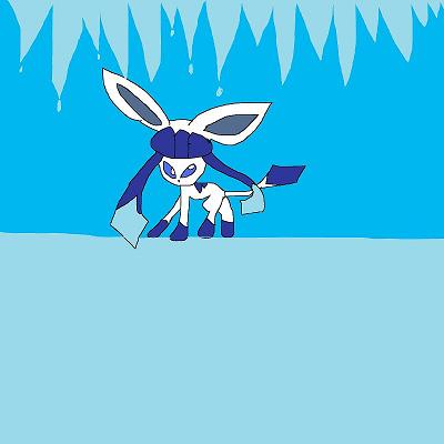 glaceon(gift for shinypikachu) by nikki001997