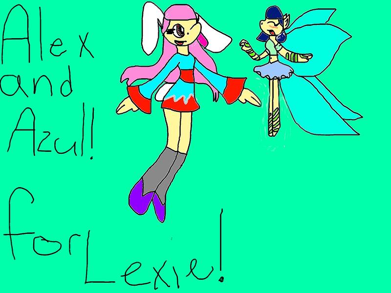 alex and azul for lexiespsr98!!! by nikki001997