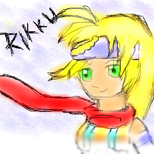 a picture of Rikku!! (drawn by memory...) by nikkigirl