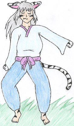 Tiger Type Girl Thingy ~for PeachesNCreamSoda~ by ninetails390