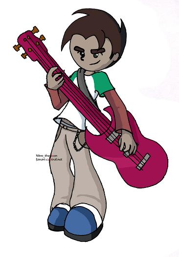 Rai's Bass Guitar by nitro_the_loon