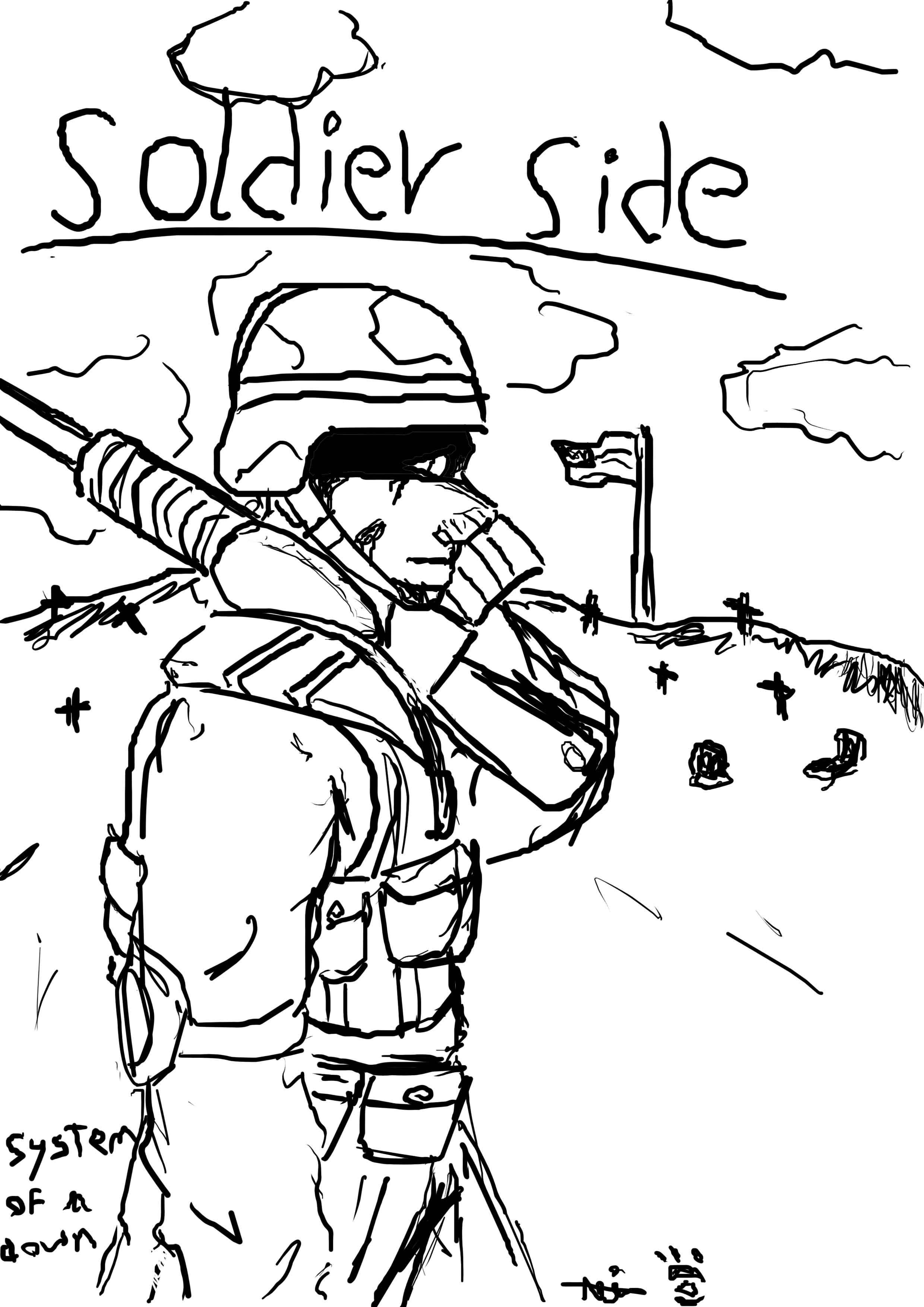 soldier side by niv