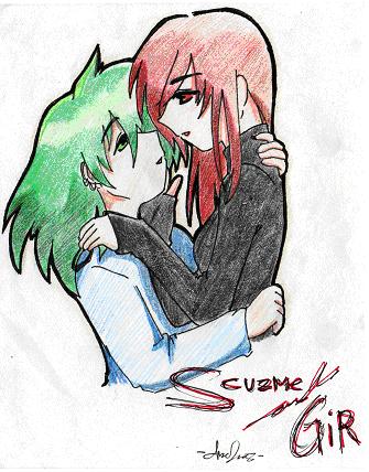 Scuzme and Gir-kun by nocturne_dune