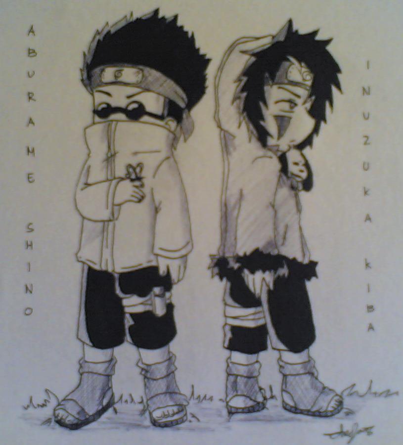 Shino and Kiba by nocturne_dune