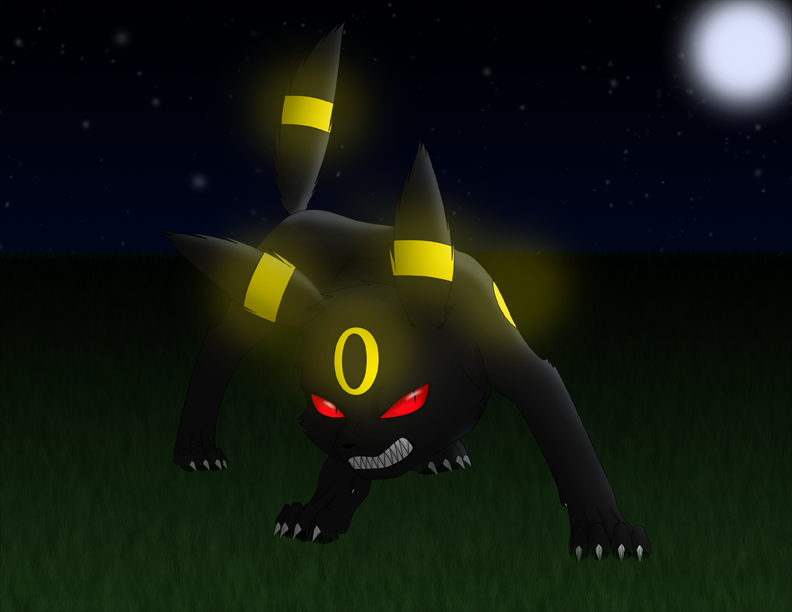 Wild Umbreon Appears by northstar2x