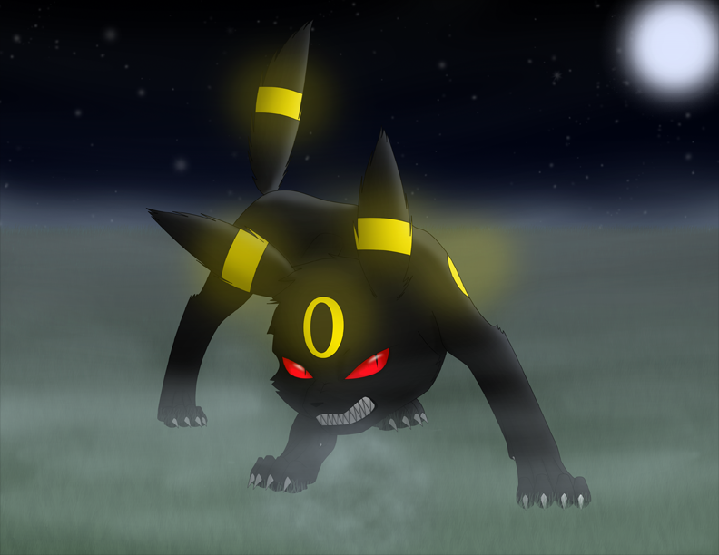 Wild Umbreon Appears 2 by northstar2x