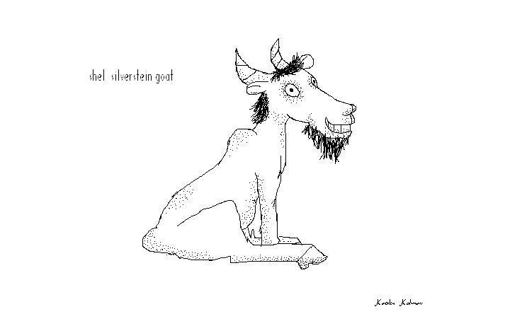 shel silverstein goat by notrub_mit