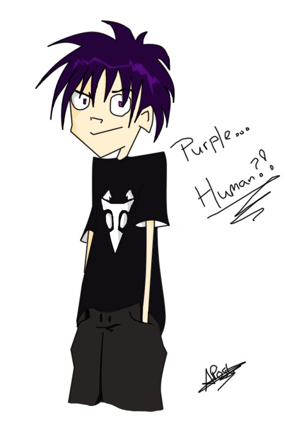 Tallest Purple as human by numbuh-186