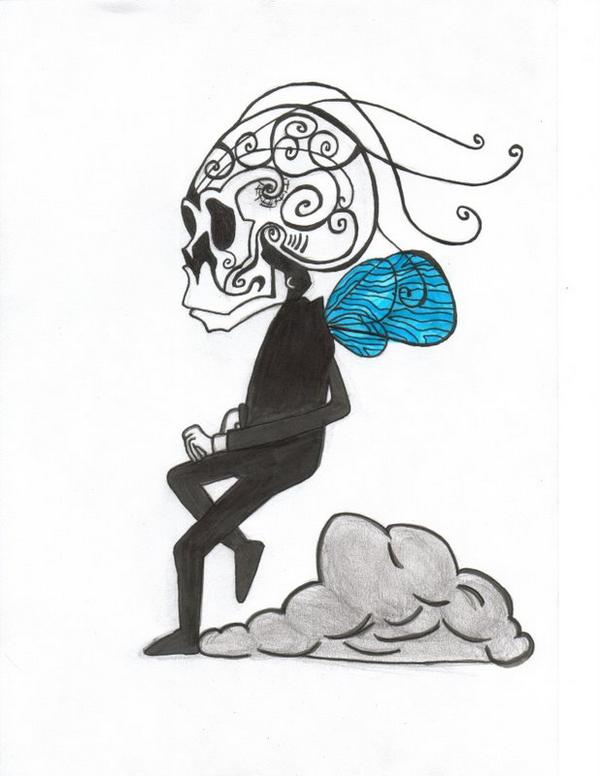 Skull Fairy by nymphomaniac