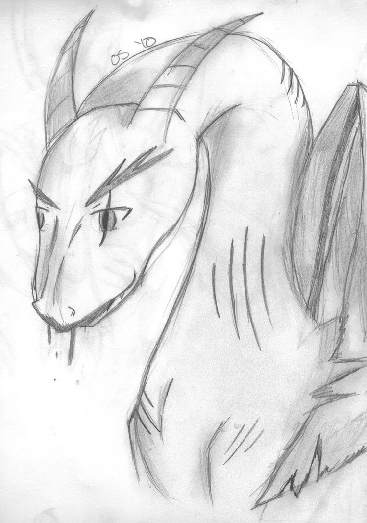 Evil Dragon! :D by Oakstar123