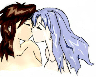 Yuri kiss... by Obscurity