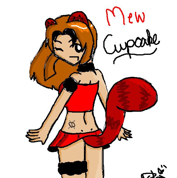 Mew Cupcake by Odd_xo