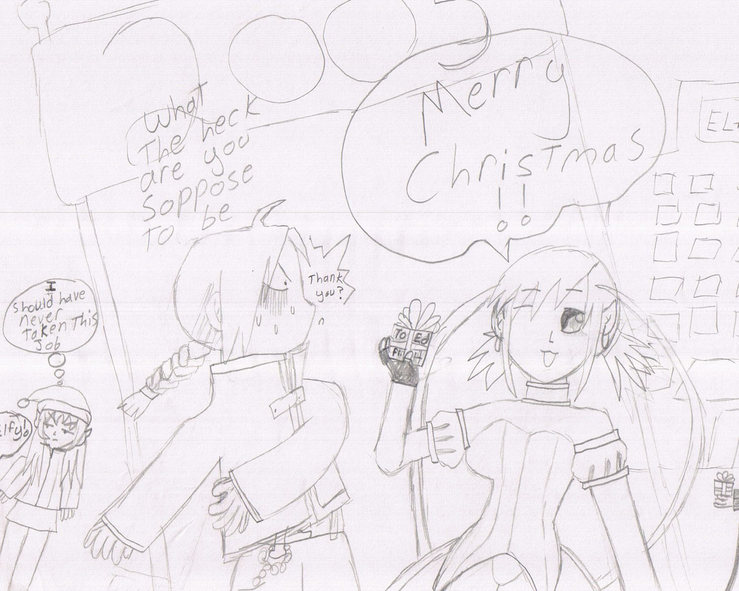 Merry christmas Ed!!! ^_^ by Ohka_121