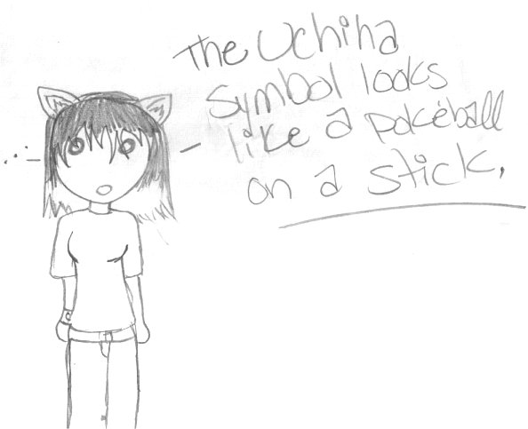 Uchiha Symbol or Pokeball On A Stick? by OkamiInuYasha