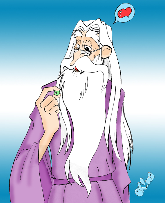 Albus Dumbledore by Okina-tyan