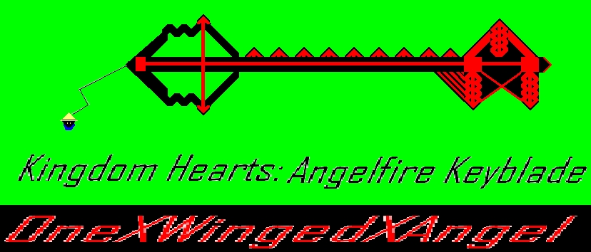 Angelfire Keyblade by OneXWingedXAngel