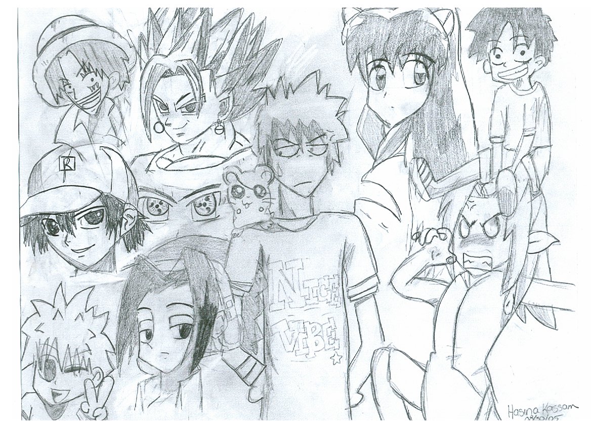 Yoh, Sakura, Ichigo, Shanks, Luffy Ect :D by One_Piece