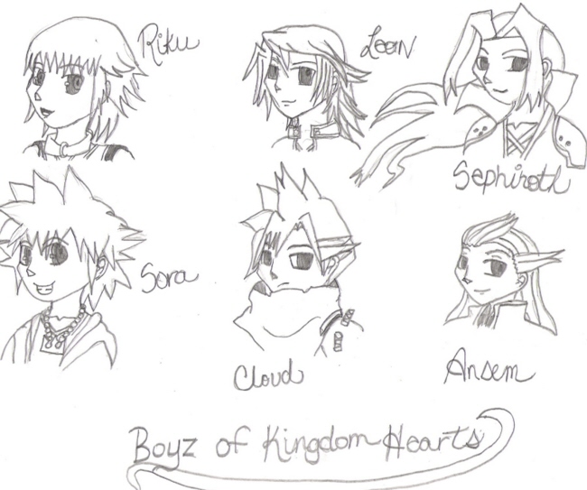 Boyz of Kingdom Hearts by Oniku