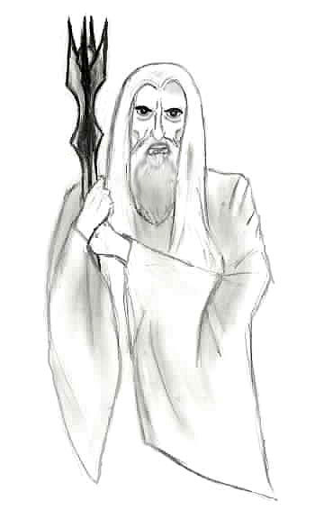 Saruman- Ruler of Orthanc by OnyxRaven