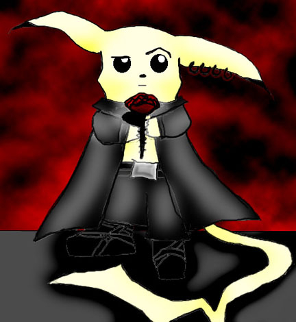 Gothic Pikachu (For Shadow_the_Hedgehog_4ever) by OnyxRaven