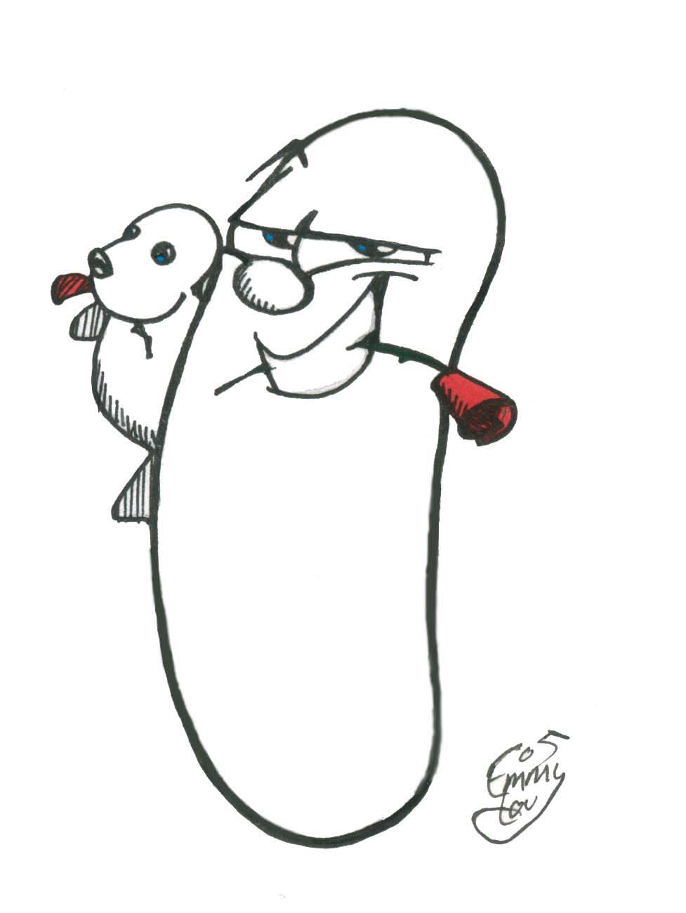 Larry and his love by Opus_the_Penguin