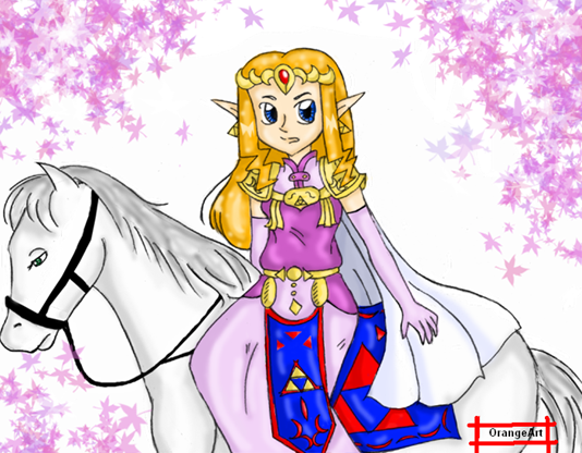 Princess Zelda for Seras_Familiar by OrangeArt