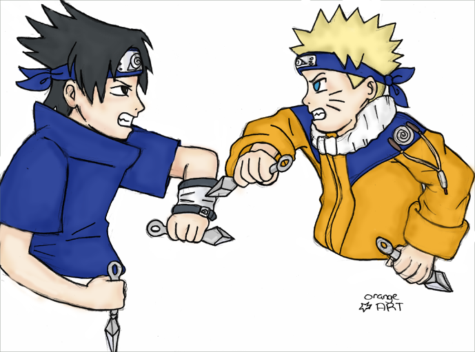 Sasuke vs. Naruto *Requested* by OrangeArt